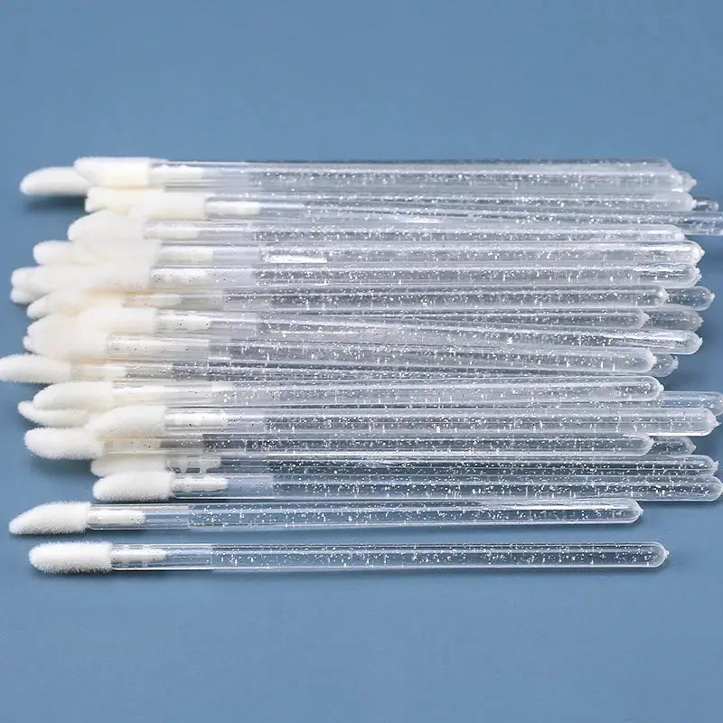 HMQ Beauty Crystal Eyelash & Mascara Applicator Brushes, 50-Pack dylinoshop