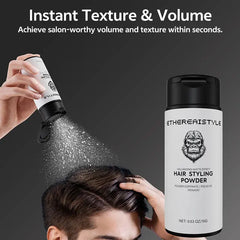Hair Volumizing & Control Powder - Root Lift, Long-Lasting Fullness, All-Day Styling | Oil-Free & Oil-Control Formula for Women