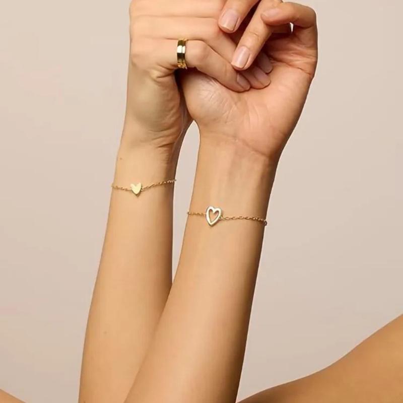 Harmonia Hearts Bracelet | Elegant Design, Adjustable Premium Alloy 
