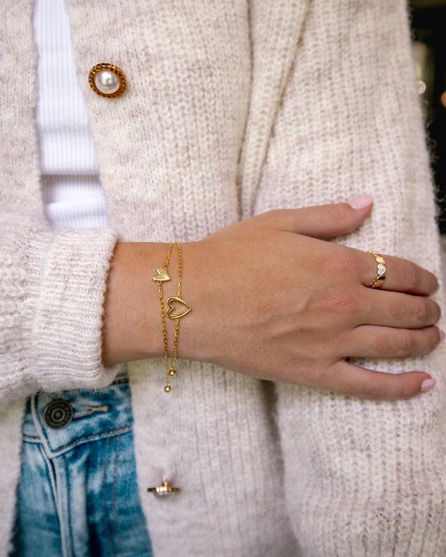 Harmonia Hearts Bracelet | Elegant Design, Adjustable Premium Alloy 
