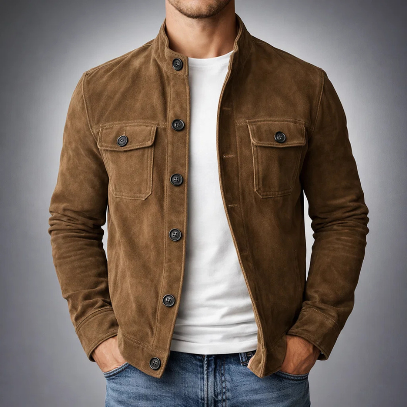 Haven Suede Jacket | Premium Quality, Military-Inspired Design 
