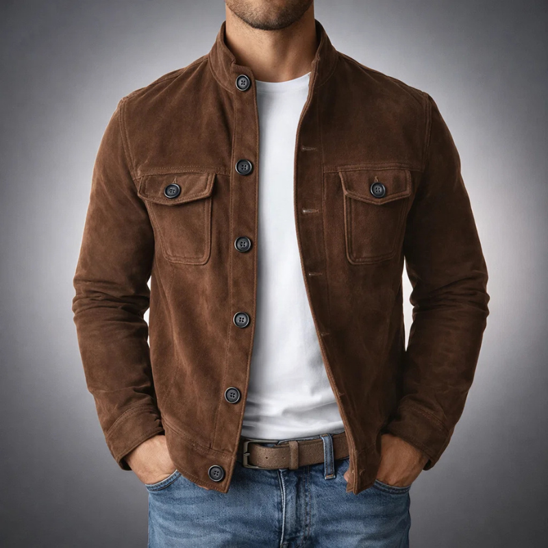 Haven Suede Jacket | Premium Quality, Military-Inspired Design 