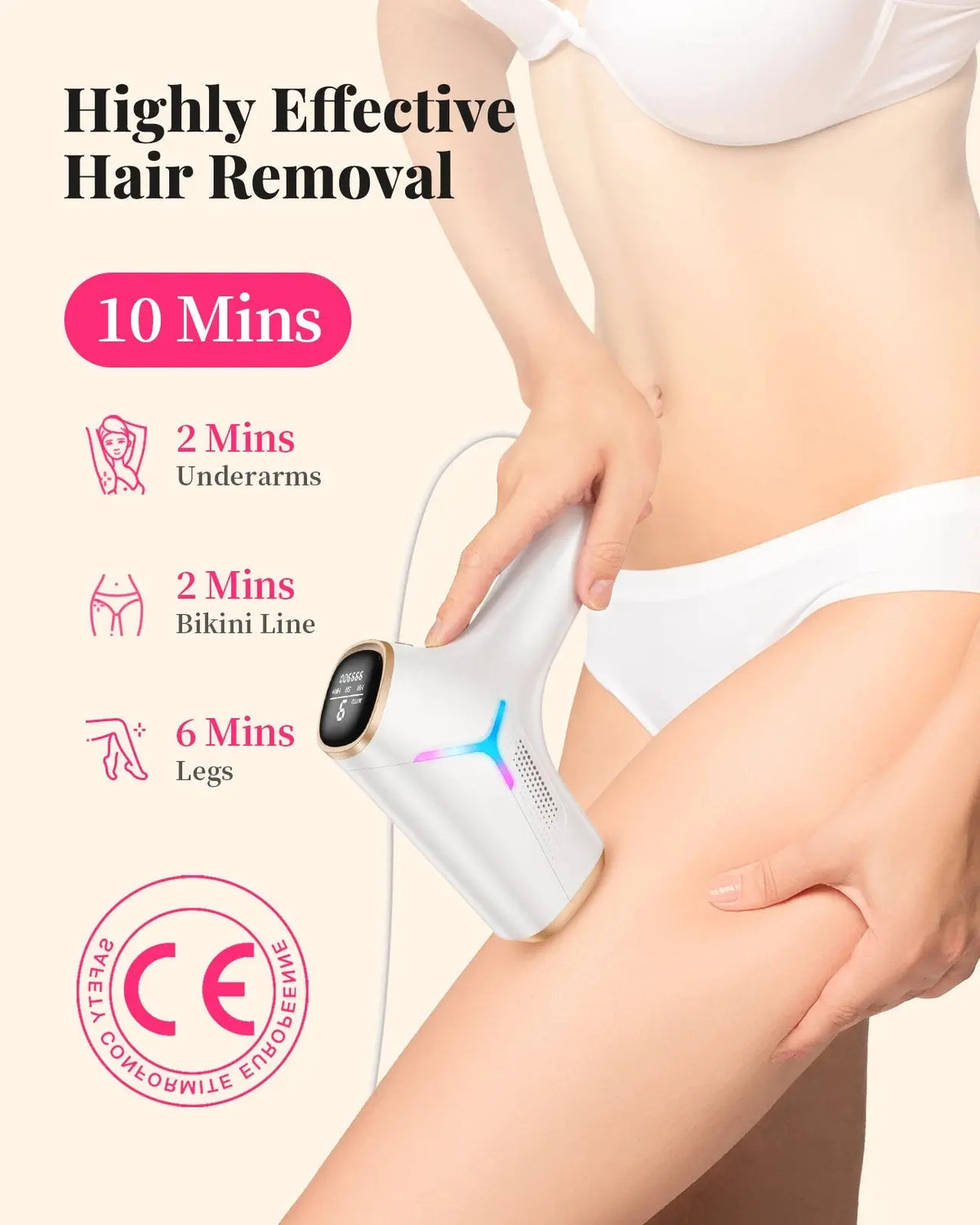 IPL Hair Removal Device for Body, Bikini & Face – 990,000 Flashes dylinoshop