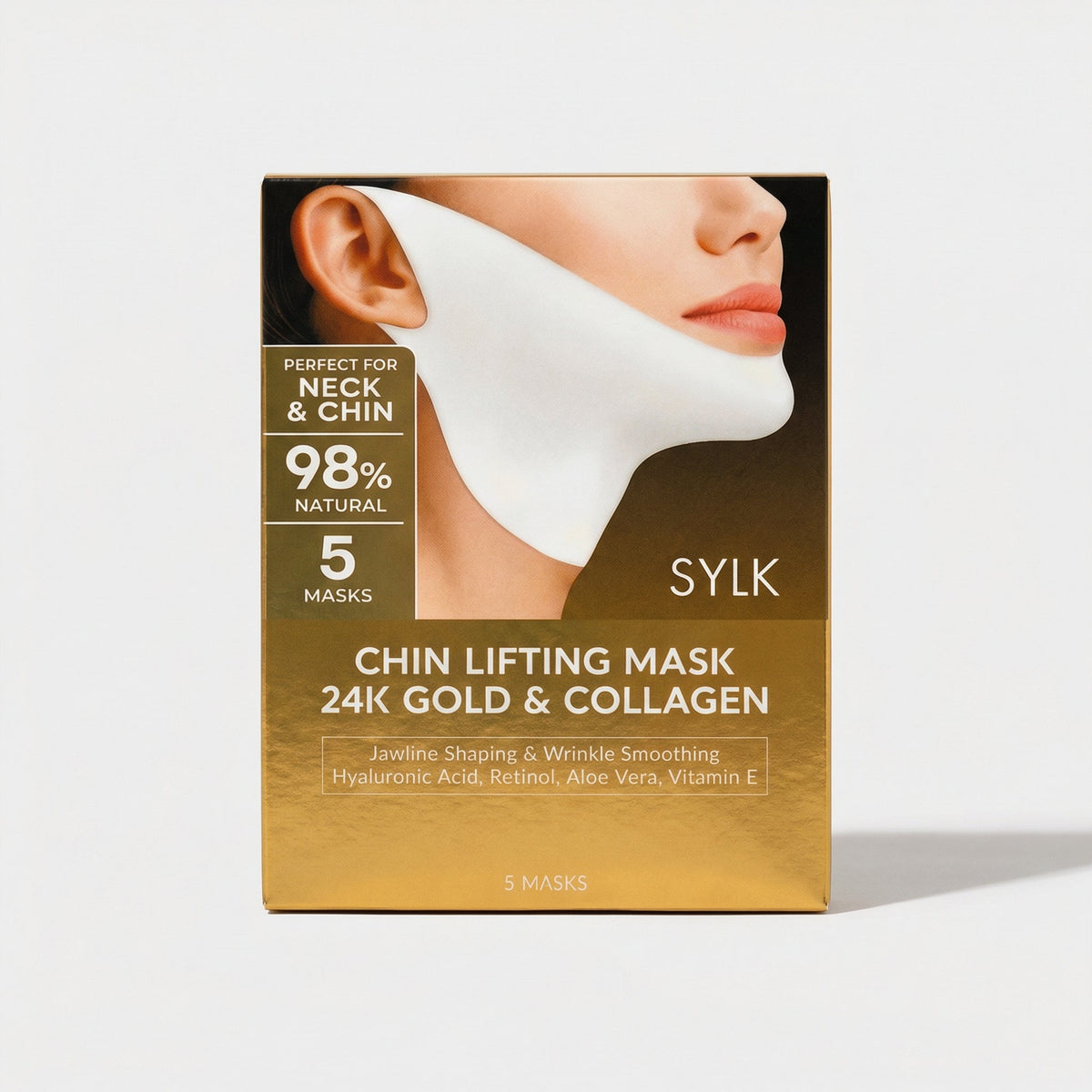 JAWLIFT Mask | Sculpting Jawline Enhancer, Skin-Friendly Fabric 