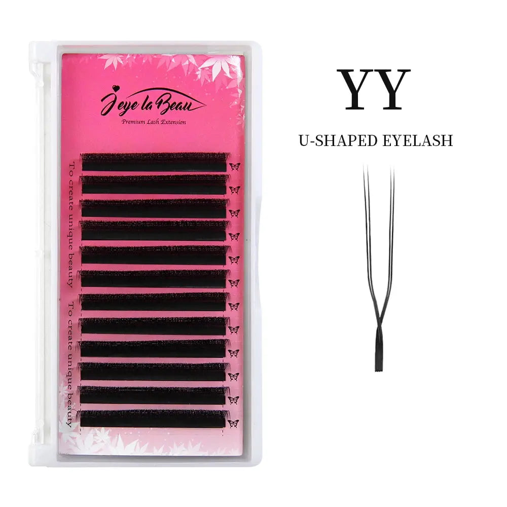 JB Jeyelabeau U-Shape YY Premade Fan Eyelash Extensions dylinoshop