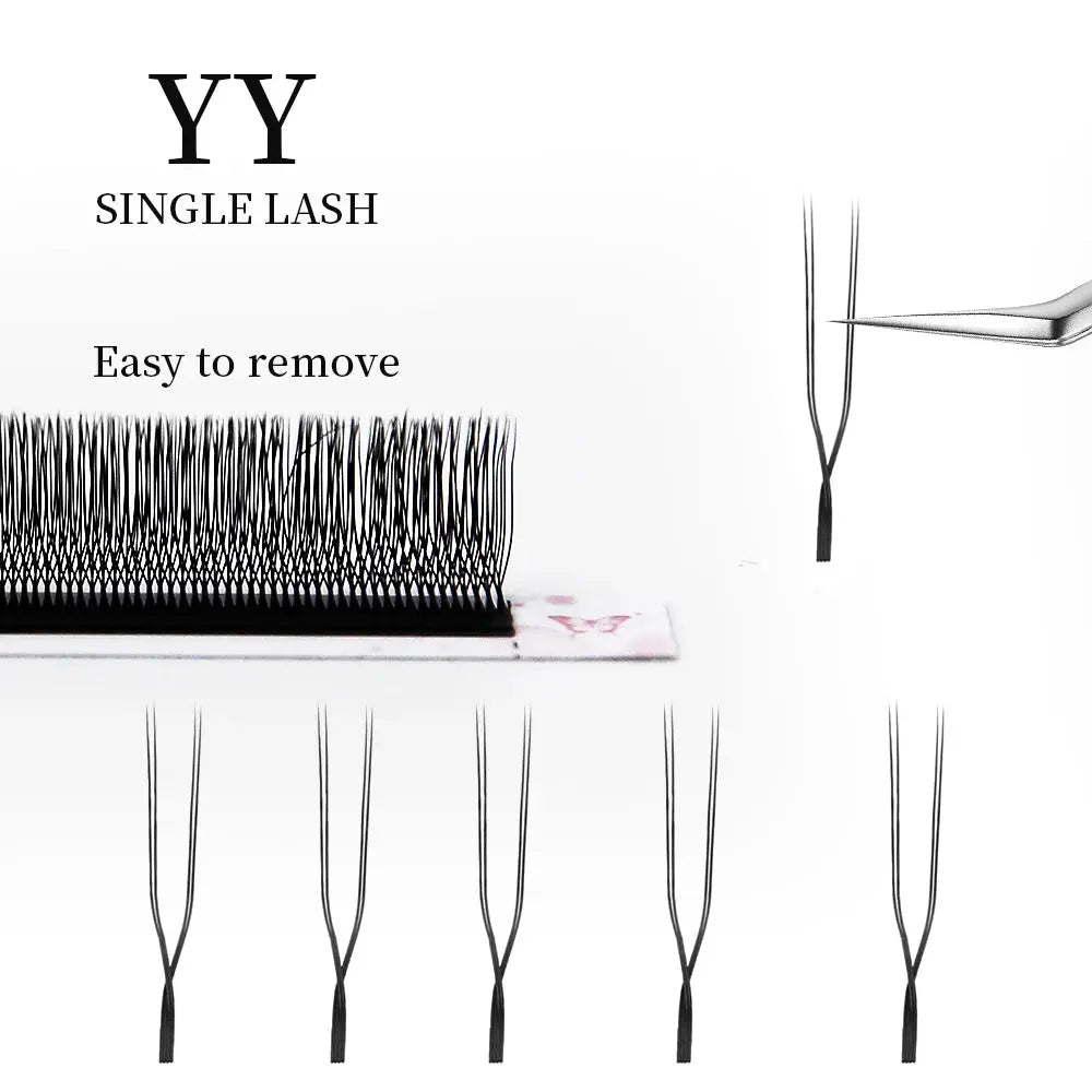JB Jeyelabeau U-Shape YY Premade Fan Eyelash Extensions dylinoshop