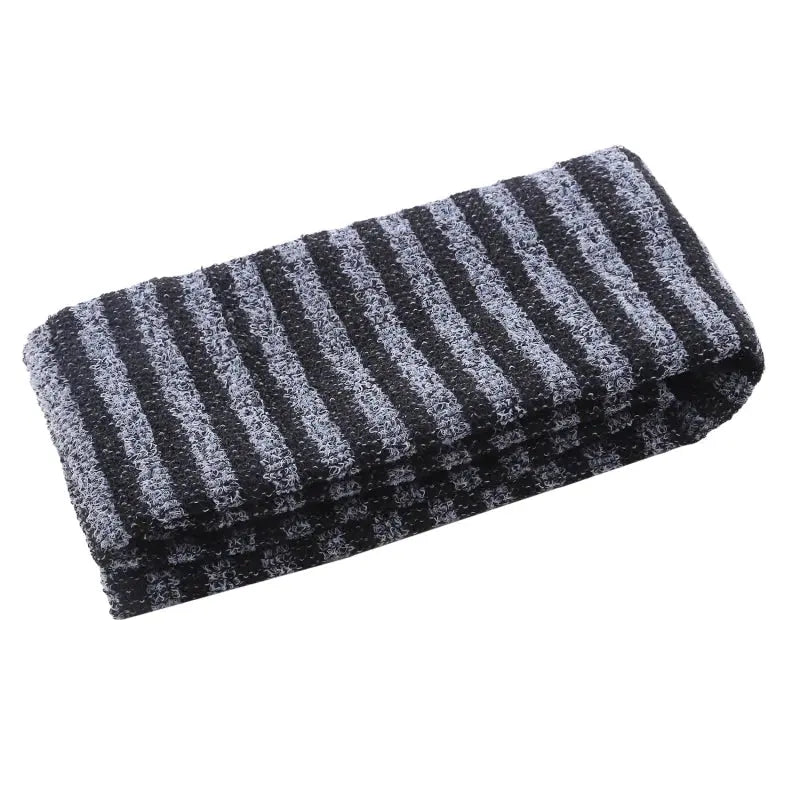 Exfoliating Bath Towel – Long Shower Scrubber for Back, Multi-Use Body Wash Cloth