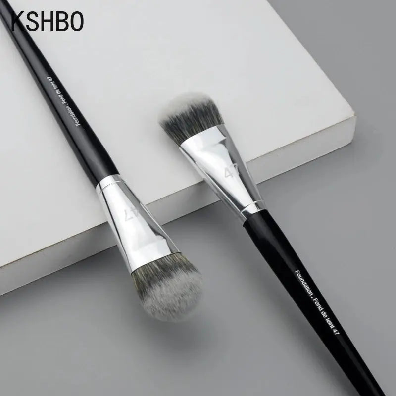 KSHBO Foundation Brush 47 Broom Head Liquid Foundation Shadow Repairing Brushes Women Face Base Makeup Beauty Professional Tools dylinoshop