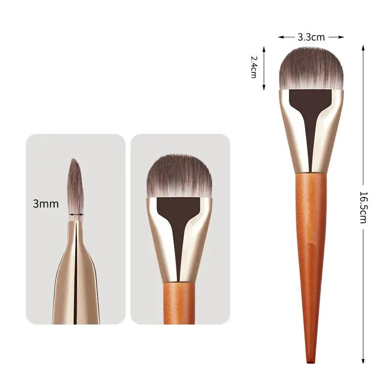 KSHBO Foundation Brush 47 Broom Head Liquid Foundation Shadow Repairing Brushes Women Face Base Makeup Beauty Professional Tools dylinoshop