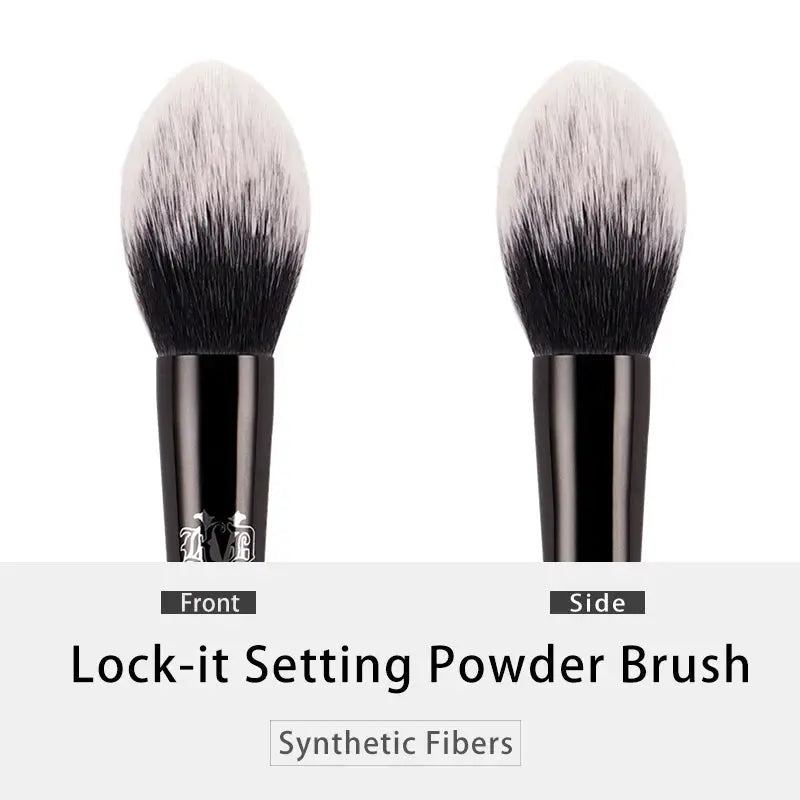 Kat Von D- Makeup Brush 20 Powder Brush Soft Fiber Hair Elegant Black Handle Brand Makeup Brushes for Woman dylinoshop