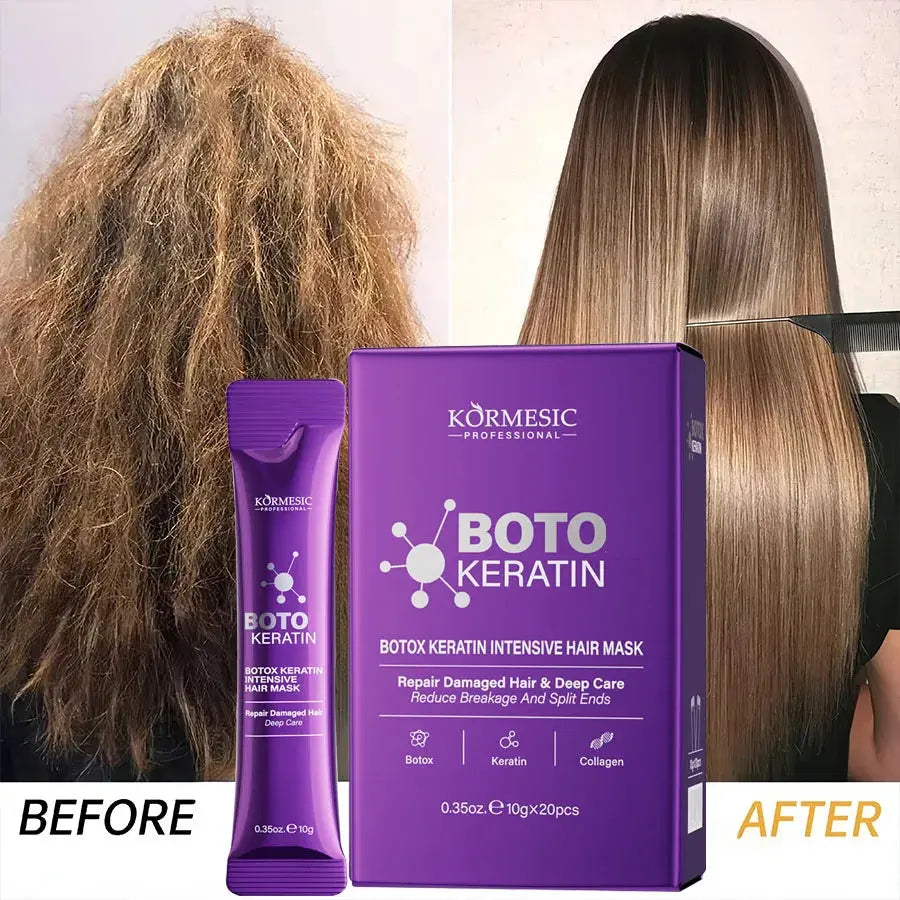 PWYUMAN Keratin Hair Mask – Fast Repair for Frizzy, Damaged Hair - Uexim