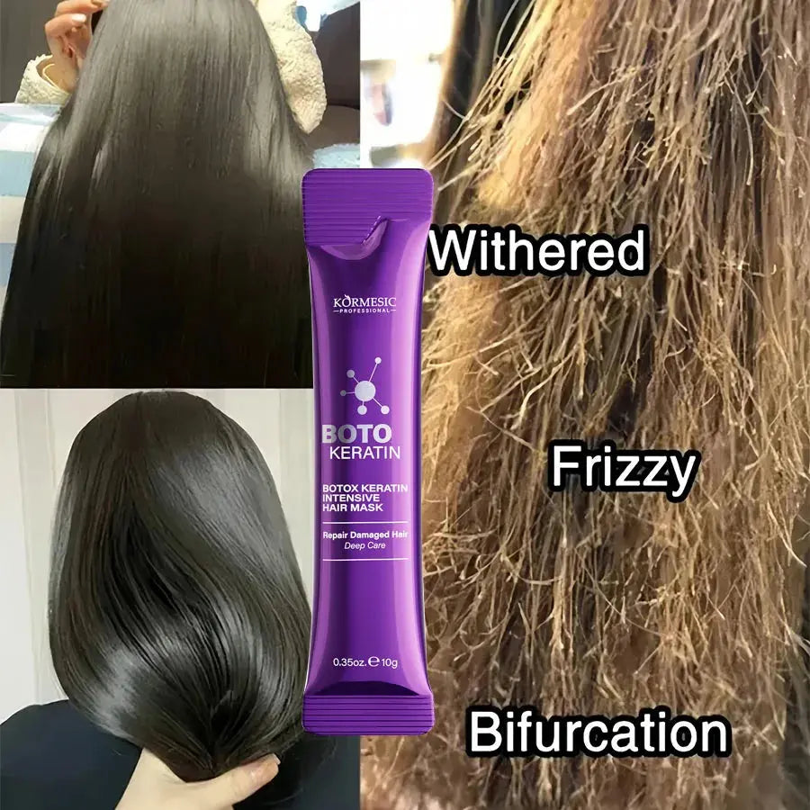 PWYUMAN Keratin Hair Mask – Fast Repair for Frizzy, Damaged Hair - Uexim