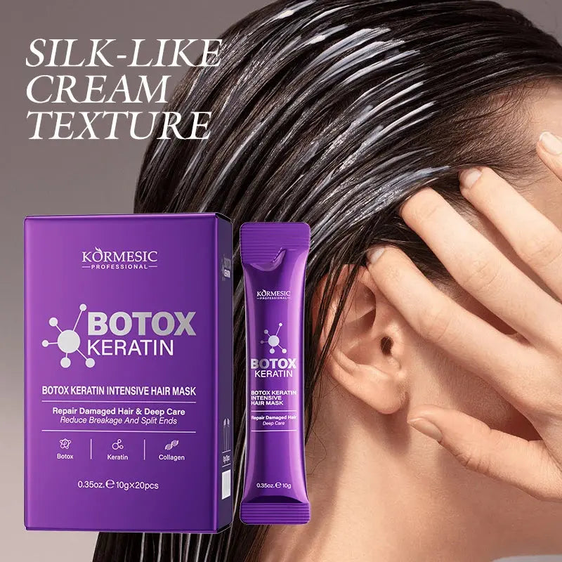 PWYUMAN Keratin Hair Mask – Fast Repair for Frizzy, Damaged Hair - Uexim