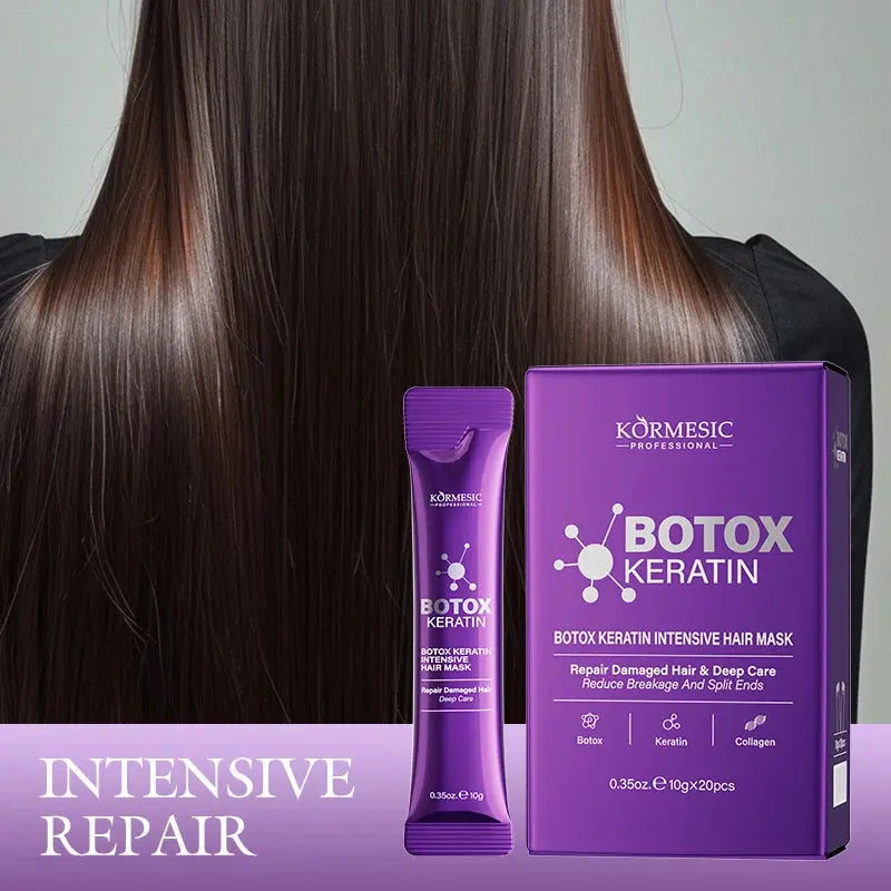 PWYUMAN Keratin Hair Mask – Fast Repair for Frizzy, Damaged Hair - Uexim
