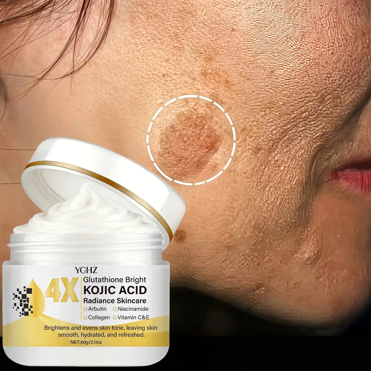 Moisturizing Face Cream with Oil Control - Day & Night Use, 60g