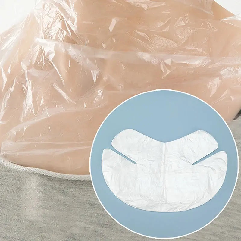 KuZHEN Disposable Face & Neck Wrap Masks, 100-Pack dylinoshop