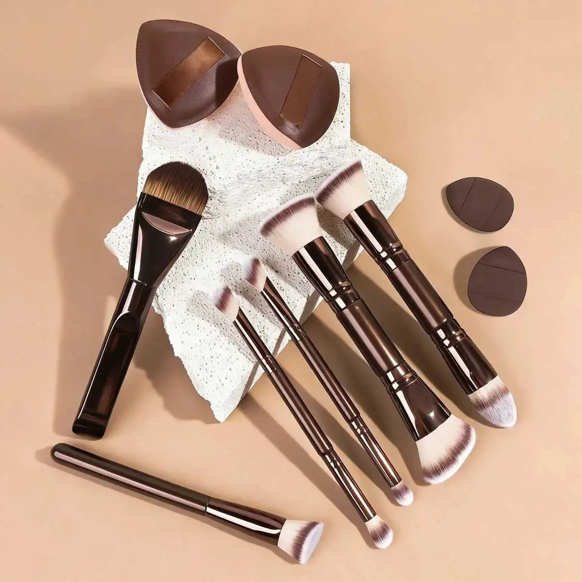 LUXEBLEND Professional Makeup Brush Set – Dual-Ended, Multiple Sizes dylinoshop