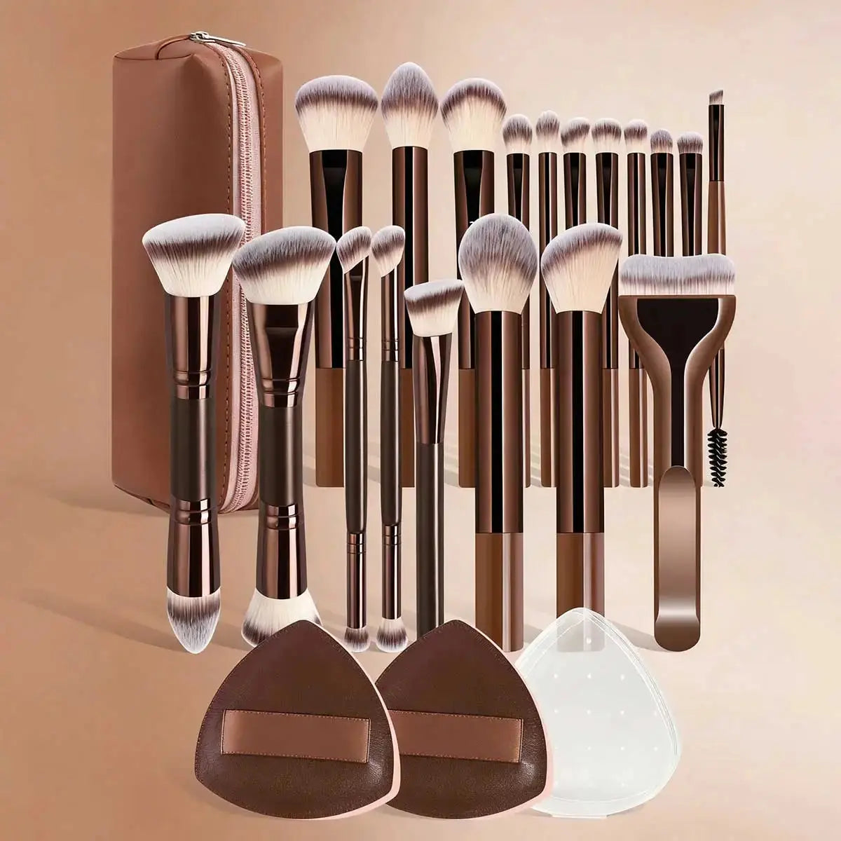 LUXEBLEND Professional Makeup Brush Set – Dual-Ended, Multiple Sizes dylinoshop
