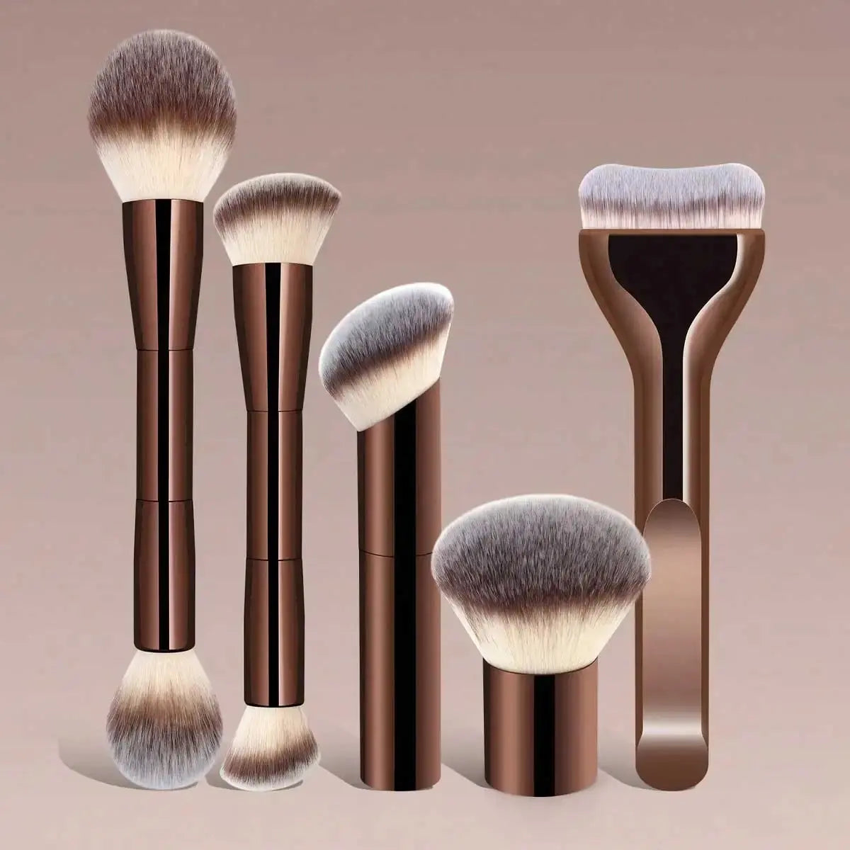 LUXEBLEND Professional Makeup Brush Set – Dual-Ended, Multiple Sizes dylinoshop