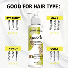 Love Your Curls - All in One Curling Cream Styling, Anti-Frizz Curling Cream, Repairs, Defines, Hydrates and Styles with Shea Butter, 150g