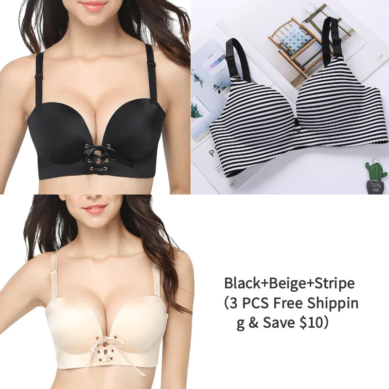 Luxe Push-Up Bra | Adjustable, Seamless Design, Soft Fabric 