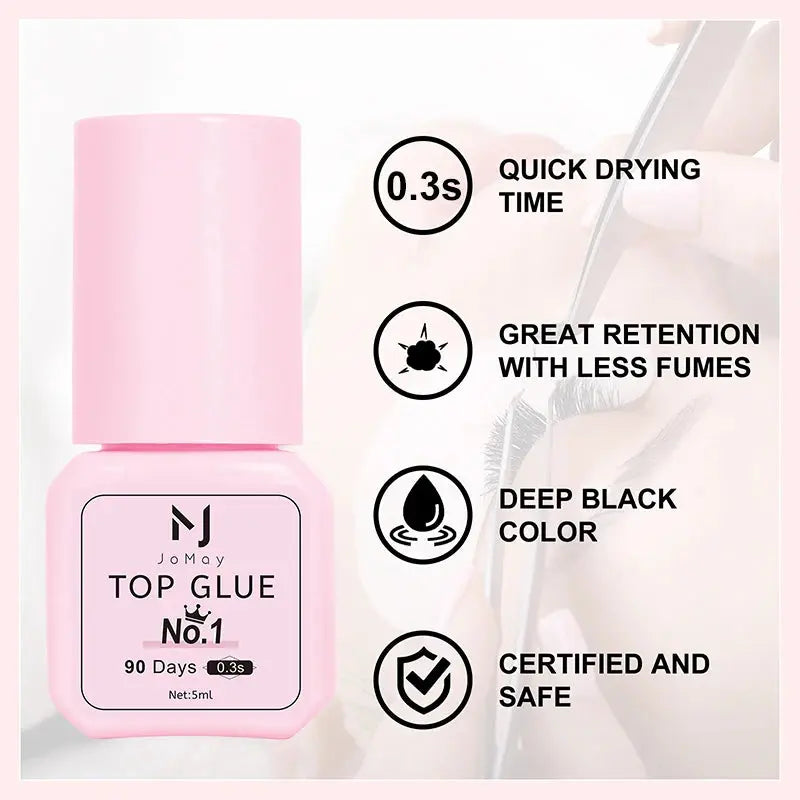 M J JOMAY High-Retention Eyelash Extension Glue, 5ml dylinoshop