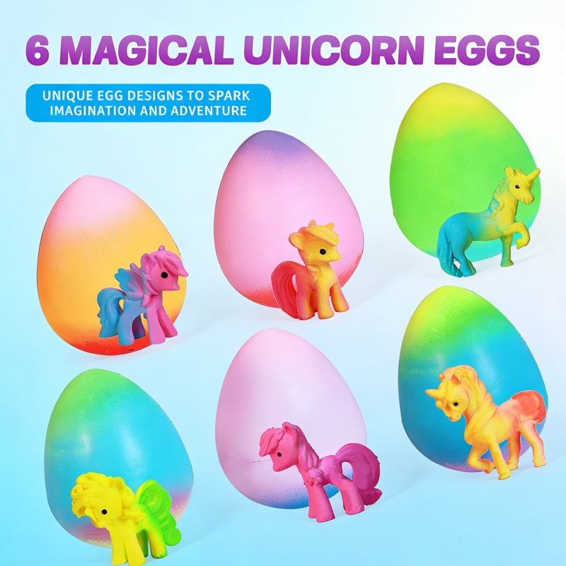 MagiGrow Surprise Egg | Water-Activated Unicorn or Dinosaur Toy 