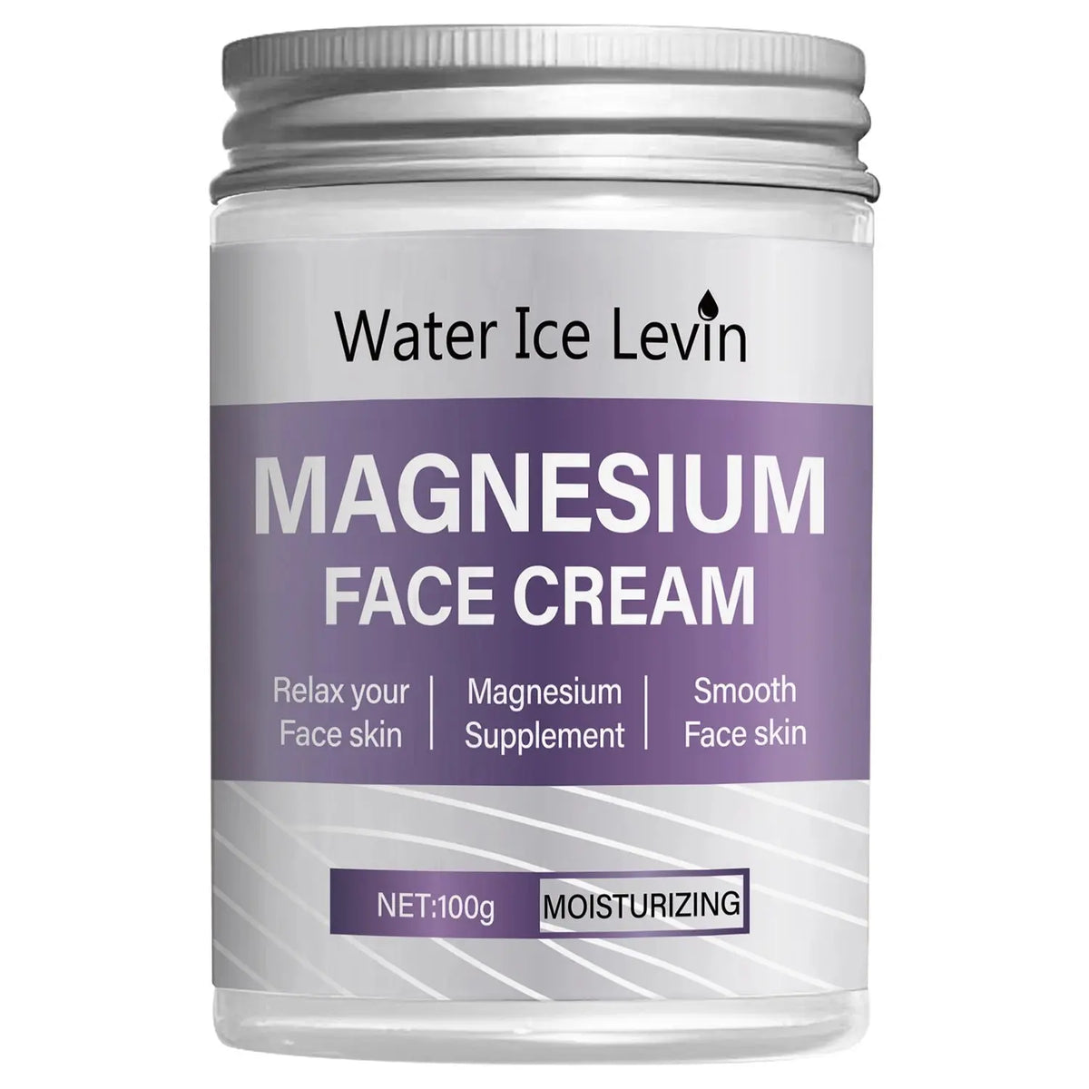Magnesium Cream, High-Quality Magnesium Chloride, Deeply Penetrates and Moisturizes the Face, Vitamins Replenish Moisture, Long-Lasting Hydration