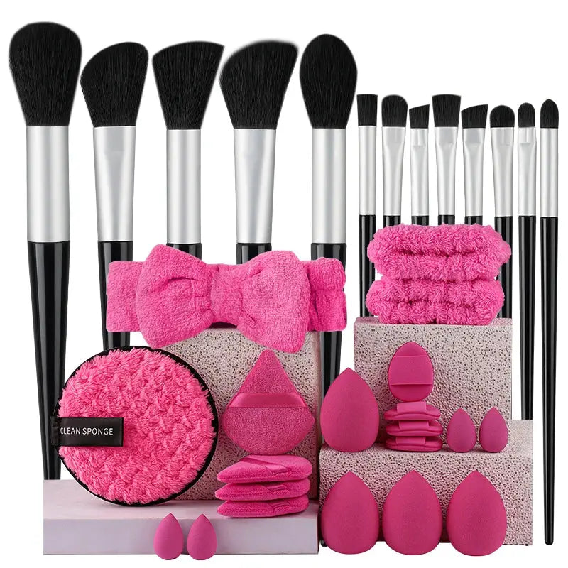 Makeup Brushes Set 13/33pcs Soft Professional Makeup Brush Kit Face Cosmetics Eyeshadow Foundation Powder Blending Beauty Tools dylinoshop