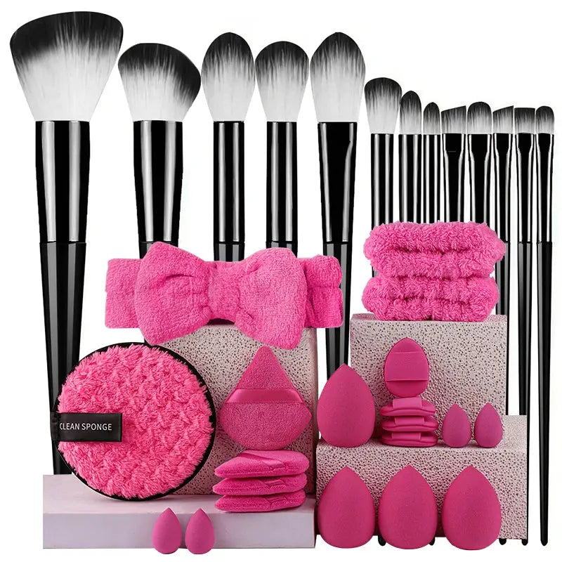 Makeup Brushes Set 13/33pcs Soft Professional Makeup Brush Kit Face Cosmetics Eyeshadow Foundation Powder Blending Beauty Tools dylinoshop