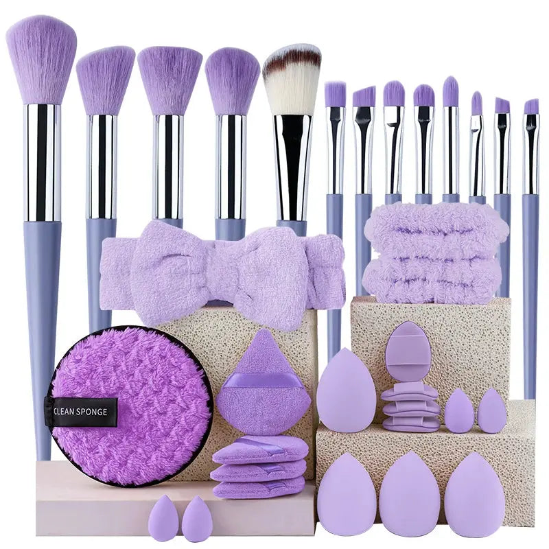 Makeup Brushes Set 13/33pcs Soft Professional Makeup Brush Kit Face Cosmetics Eyeshadow Foundation Powder Blending Beauty Tools dylinoshop