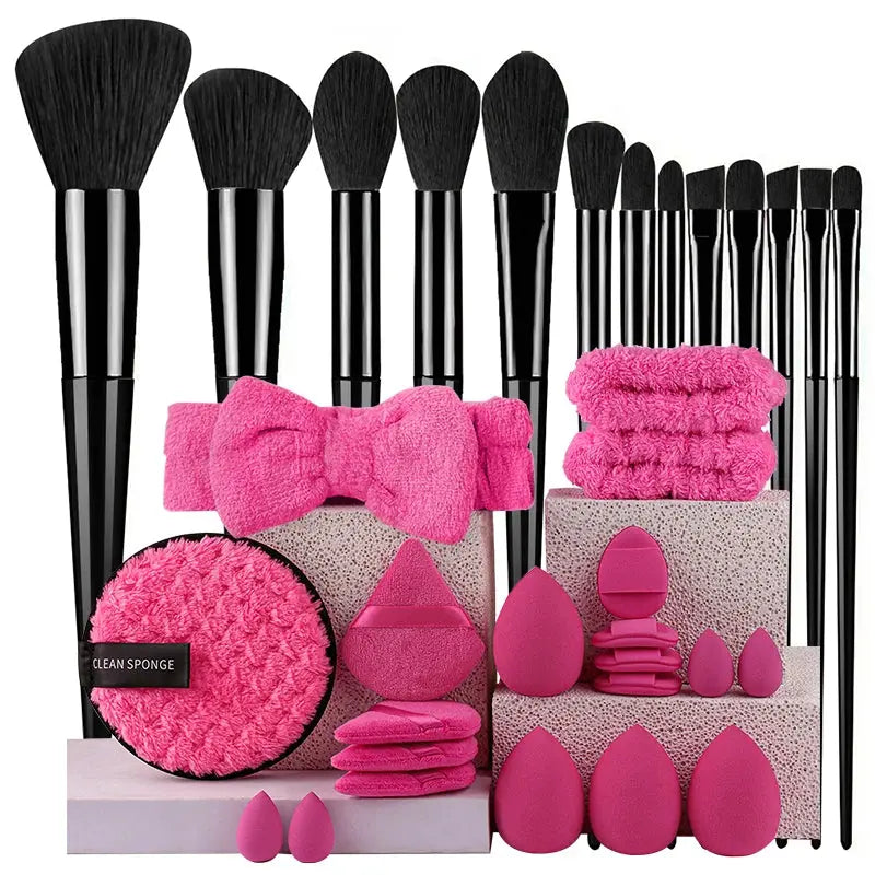 Makeup Brushes Set 13/33pcs Soft Professional Makeup Brush Kit Face Cosmetics Eyeshadow Foundation Powder Blending Beauty Tools dylinoshop