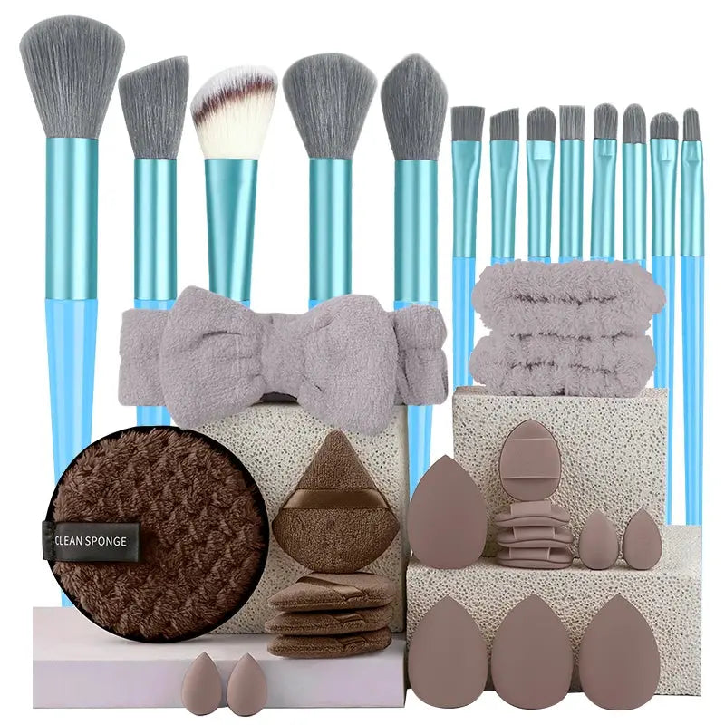 Makeup Brushes Set 13/33pcs Soft Professional Makeup Brush Kit Face Cosmetics Eyeshadow Foundation Powder Blending Beauty Tools dylinoshop