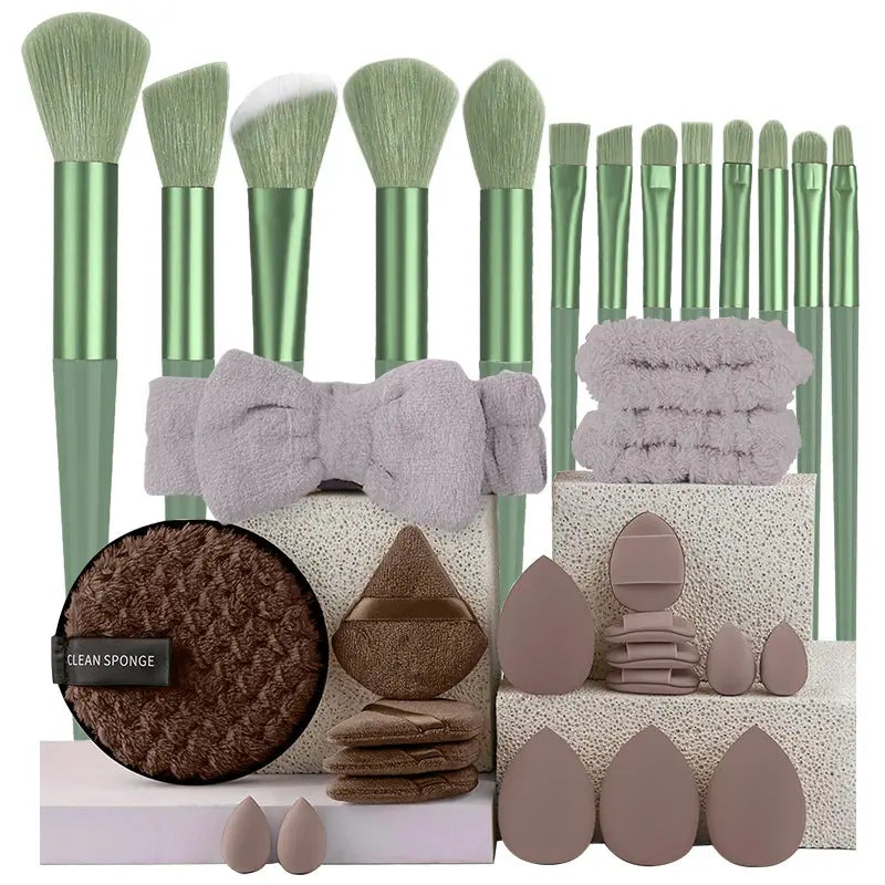 Makeup Brushes Set 13/33pcs Soft Professional Makeup Brush Kit Face Cosmetics Eyeshadow Foundation Powder Blending Beauty Tools dylinoshop