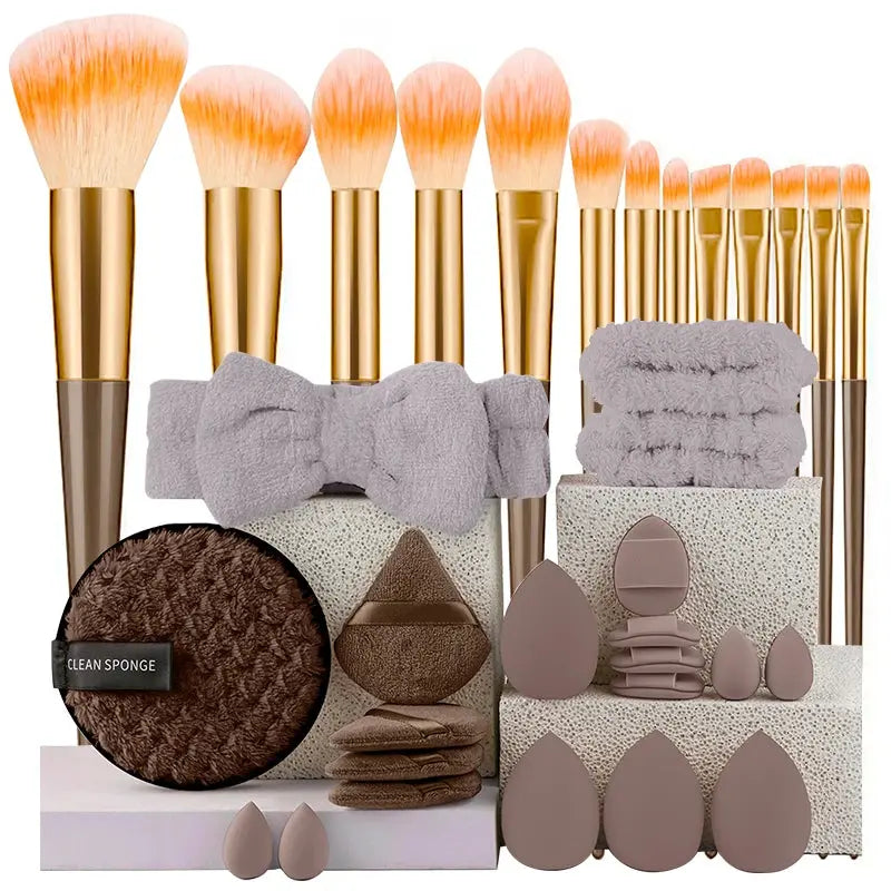 Makeup Brushes Set 13/33pcs Soft Professional Makeup Brush Kit Face Cosmetics Eyeshadow Foundation Powder Blending Beauty Tools dylinoshop