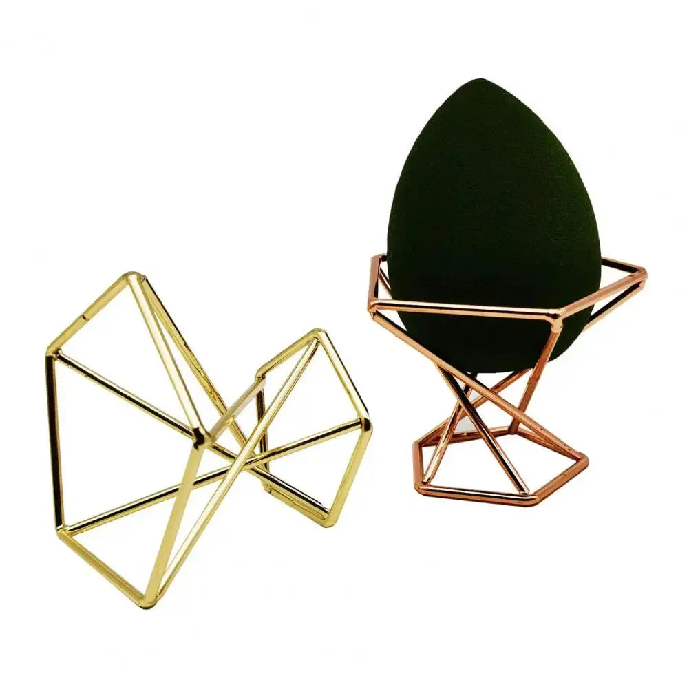 Makeup Sponge Holder Puff Sponge Drying Stand Metal Bracket Makeup Puff Rack Cosmetic Holder Powder Puff Shelf dylinoshop