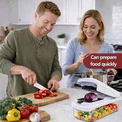 Melo Vegetable Cutter | 15-in-1 Multifunctional Chopper 
