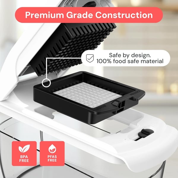Melo Vegetable Cutter | 15-in-1 Multifunctional Chopper 
