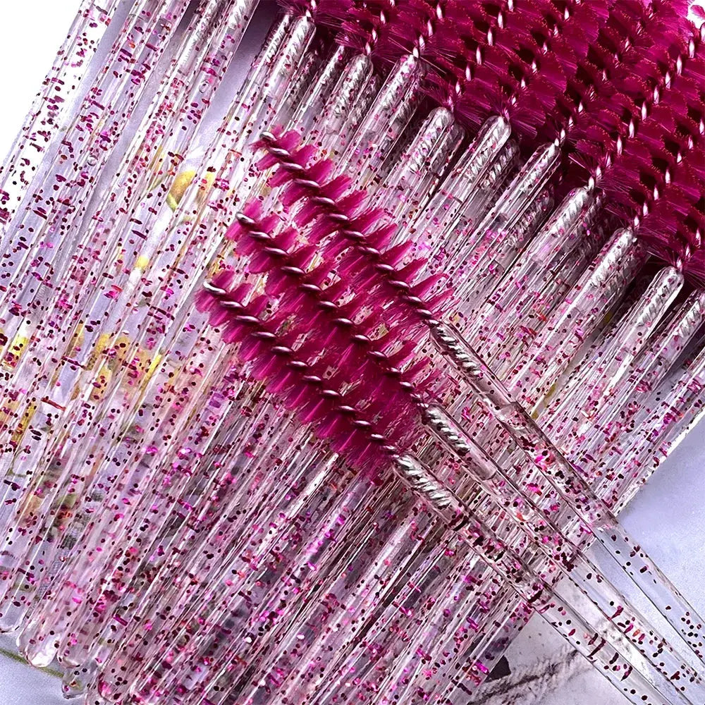 Mollie Lipper Disposable Eyelash & Mascara Wand Brushes, 100-Pack dylinoshop