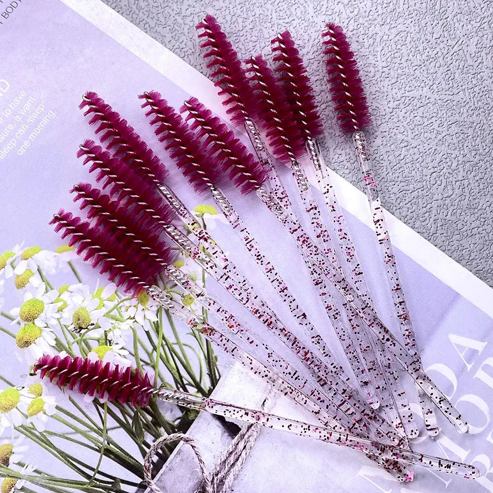 Mollie Lipper Disposable Eyelash & Mascara Wand Brushes, 100-Pack dylinoshop