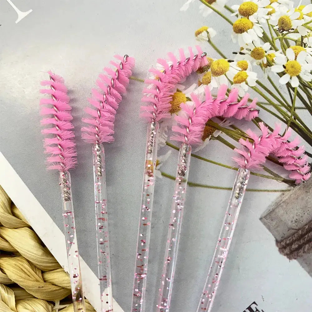 Mollie Lipper Disposable Eyelash & Mascara Wand Brushes, 100-Pack dylinoshop