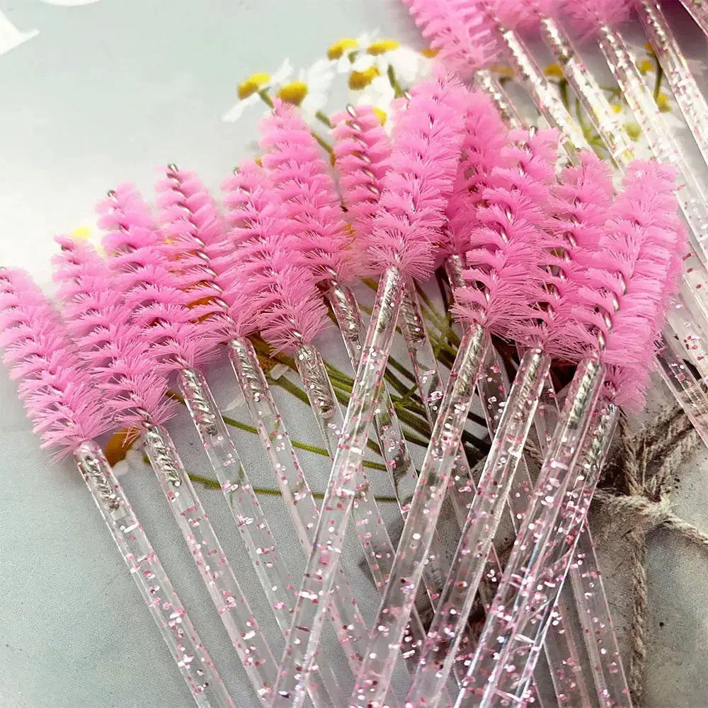 Mollie Lipper Disposable Eyelash & Mascara Wand Brushes, 100-Pack dylinoshop