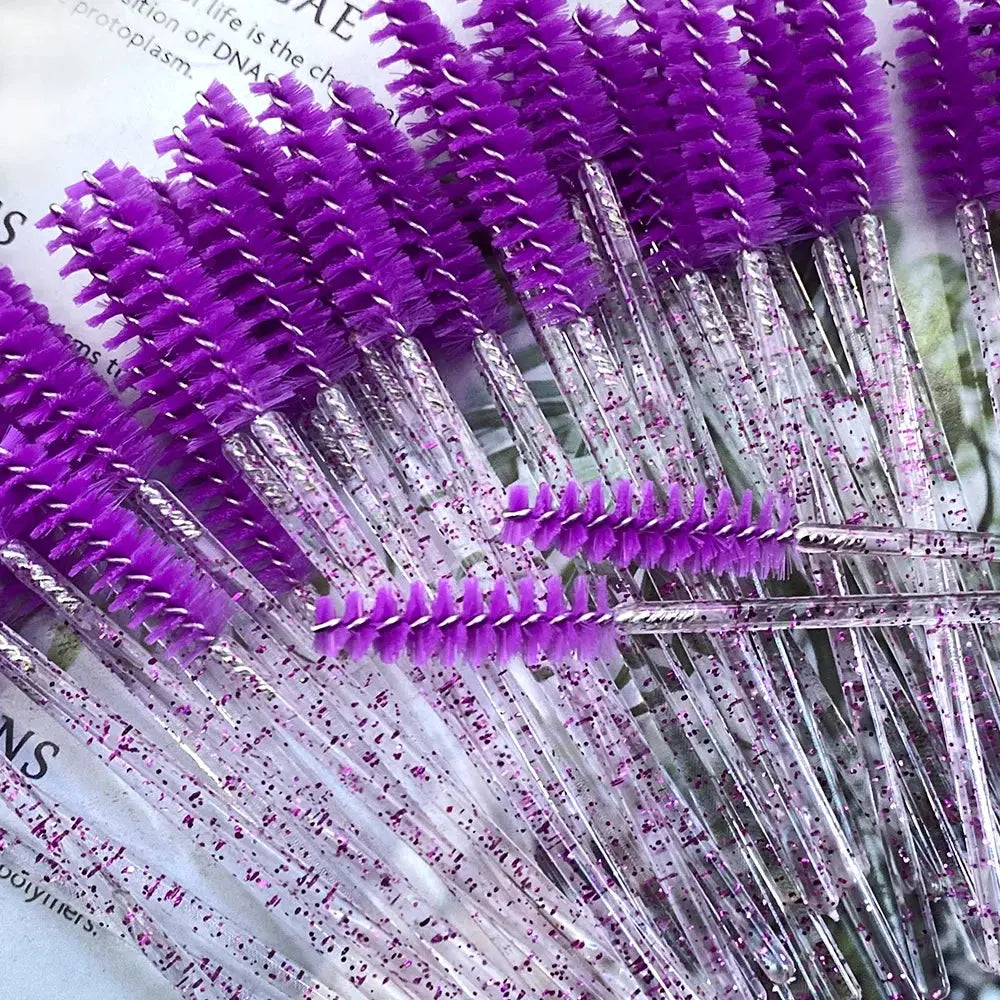 Mollie Lipper Disposable Eyelash & Mascara Wand Brushes, 100-Pack dylinoshop