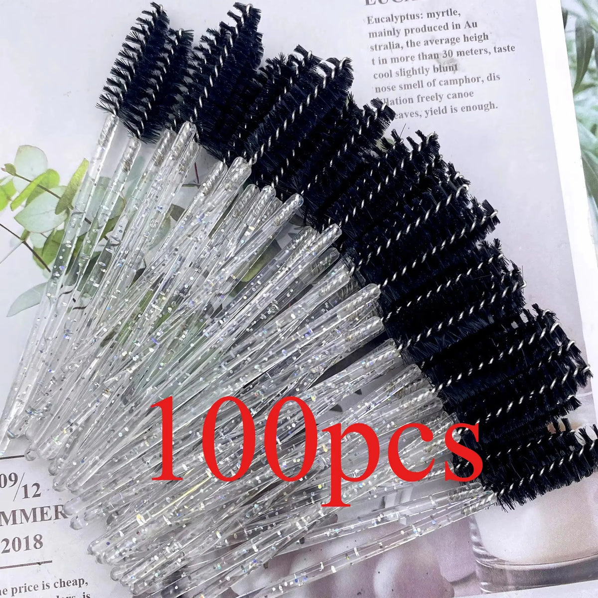 Mollie Lipper Disposable Eyelash & Mascara Wand Brushes, 100-Pack dylinoshop