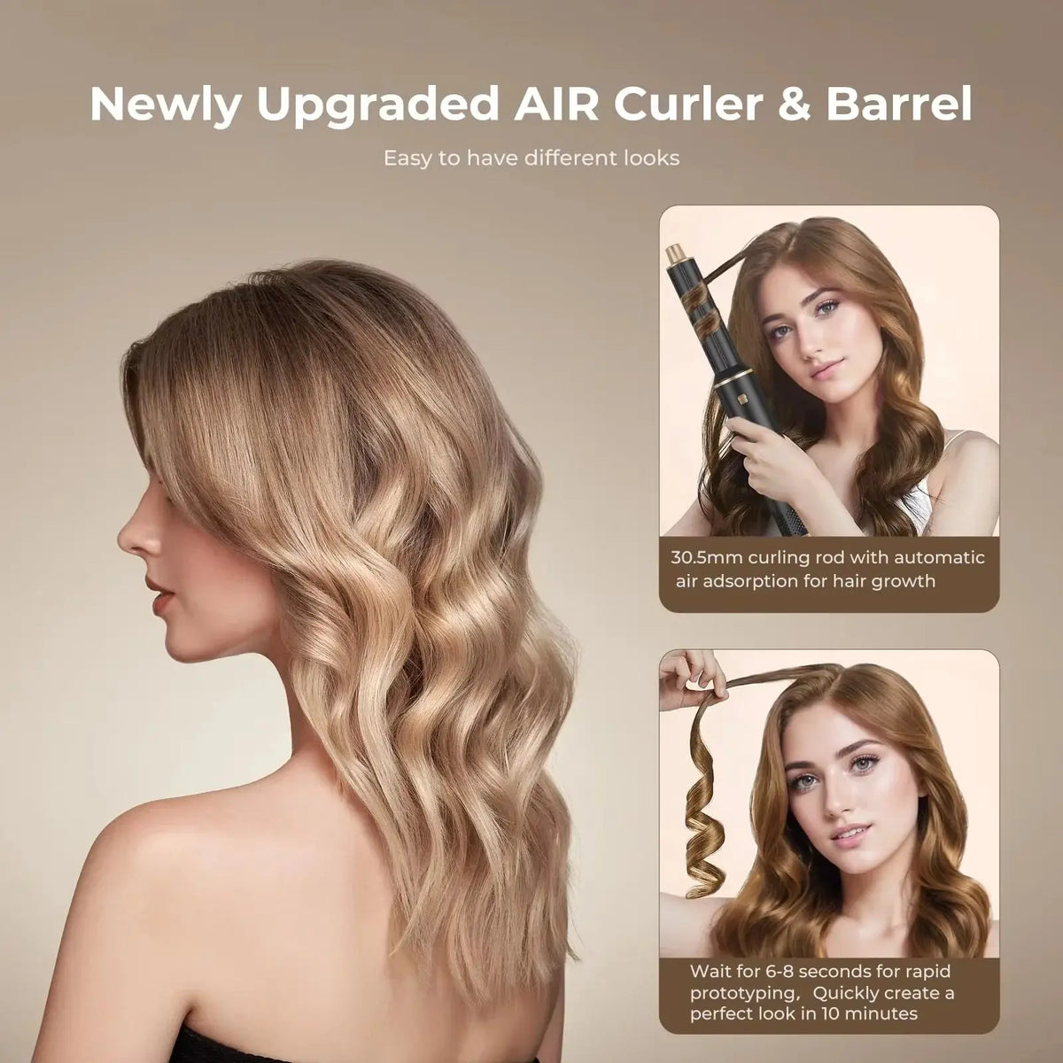 Multi-Function Hot Air Styling Comb & Brush - Straightens & Curls dylinoshop