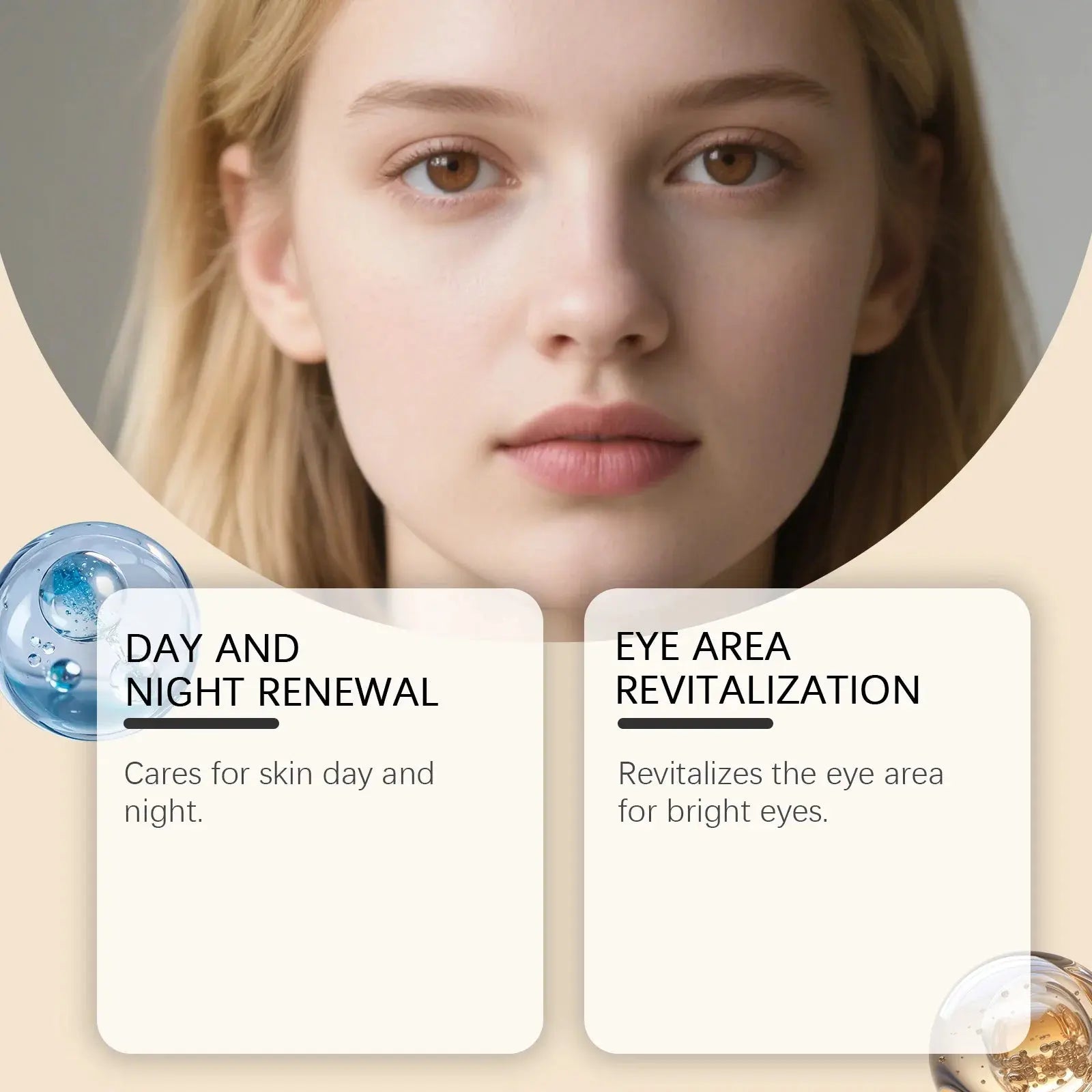 Multi-Effect Day & Night Skincare Set – 4-Piece Cleansing, Moisturizing & Dark Circle Care Kit