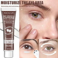 Natural Caffeine Intensive Moisturizing and Firming Eye Cream 20g, for Puffiness and Dark Circles Use It to Lift the Eye Area, Reduce Wrinkles and Signs of Aging, and Achieve a Light Beige, Relaxed Look.