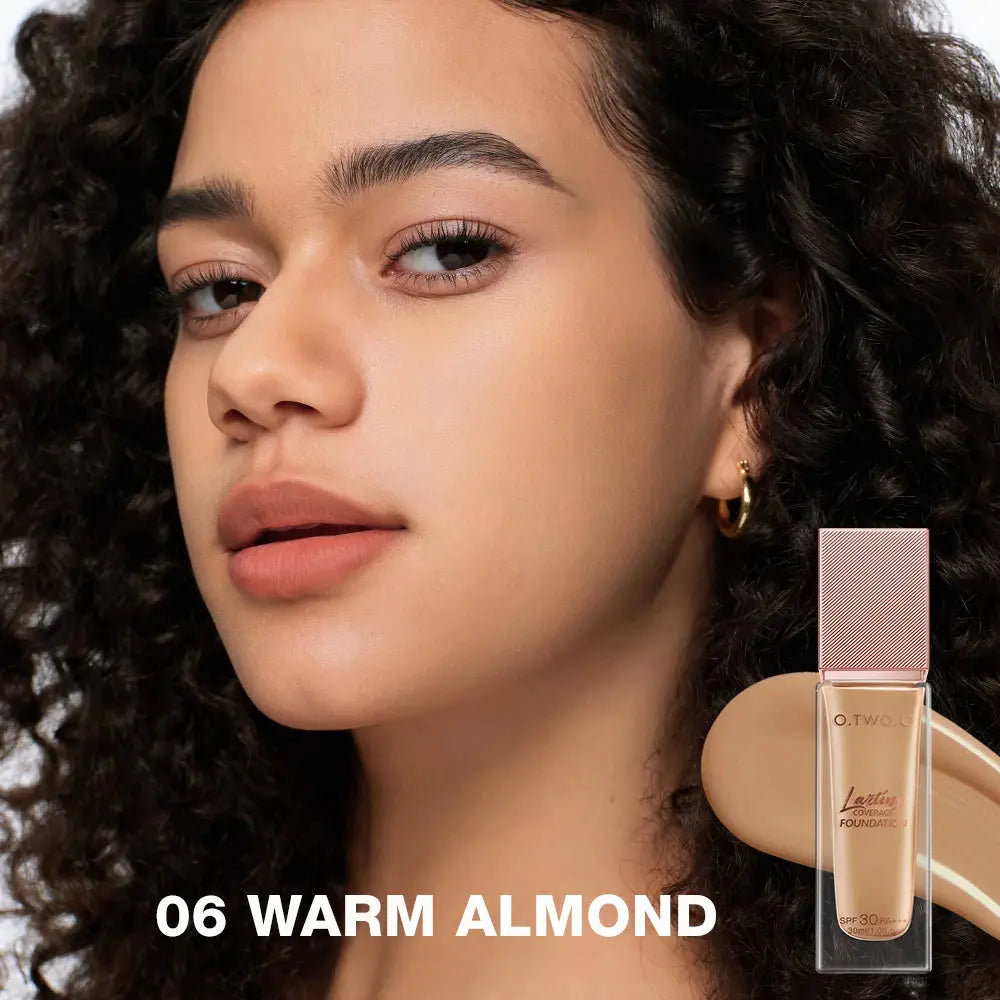 O.TWO.O Liquid Coverage Foundation Cream Matte Moisturizing Oil-control Long-Lasting Waterproof Concealer Foundation Makeup dylinoshop