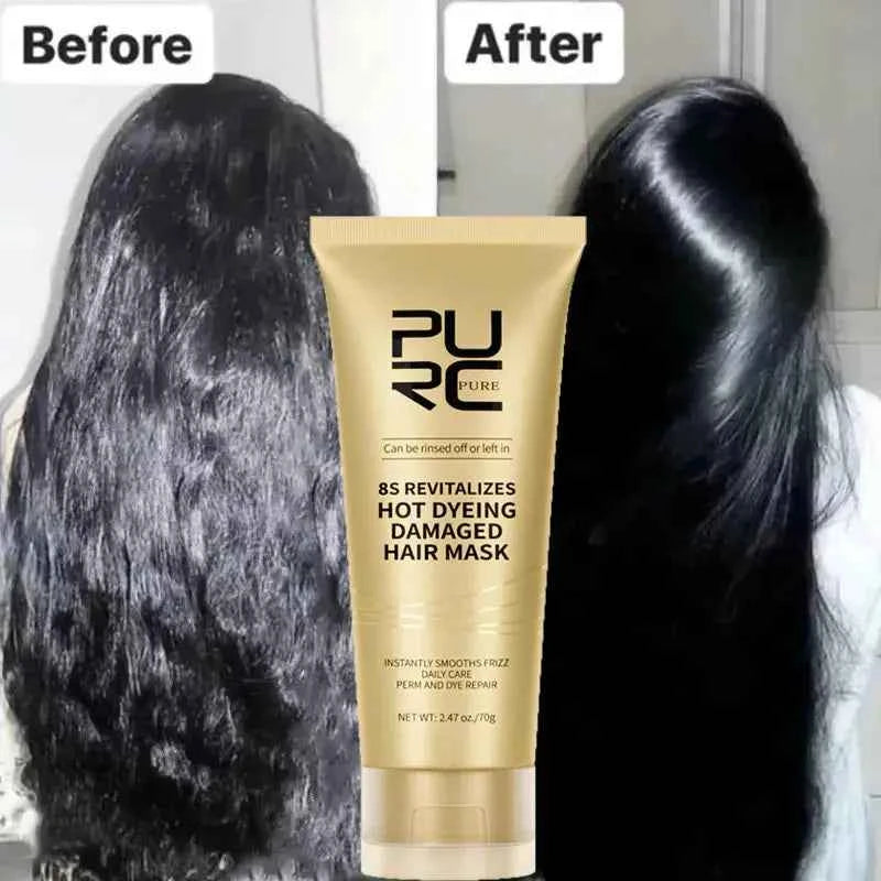 PURC 8 Second Keratin Hair Mask – Smoothing & Repair Treatment