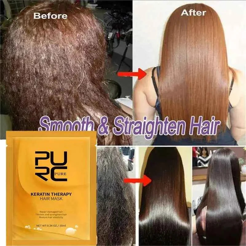 PURC 8 Second Keratin Hair Mask – Smoothing & Repair Treatment